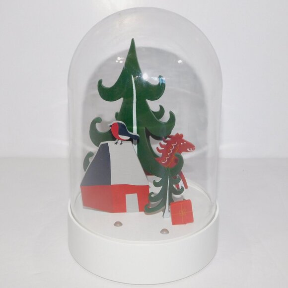 Ikea STRALA LED Christmas decorative table lamp, dome forest 7" Winter Light - Picture 1 of 11